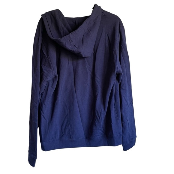 Hill House Teddy Hoodie Sweatshirt Zip-Up Soft Cotton Blend Jacket Navy NWT - Picture 5 of 9